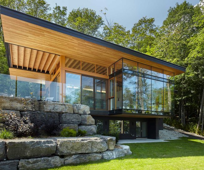 Modern Muskoka Cottage Design Trevor McIvor Architect Inc