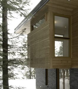 Exterior Wall Cladding Textures Modern Cottage Ontario