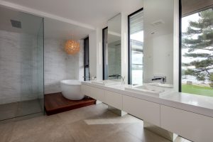 Modern Minimal Bathroom Design Georgian Bay Cottage