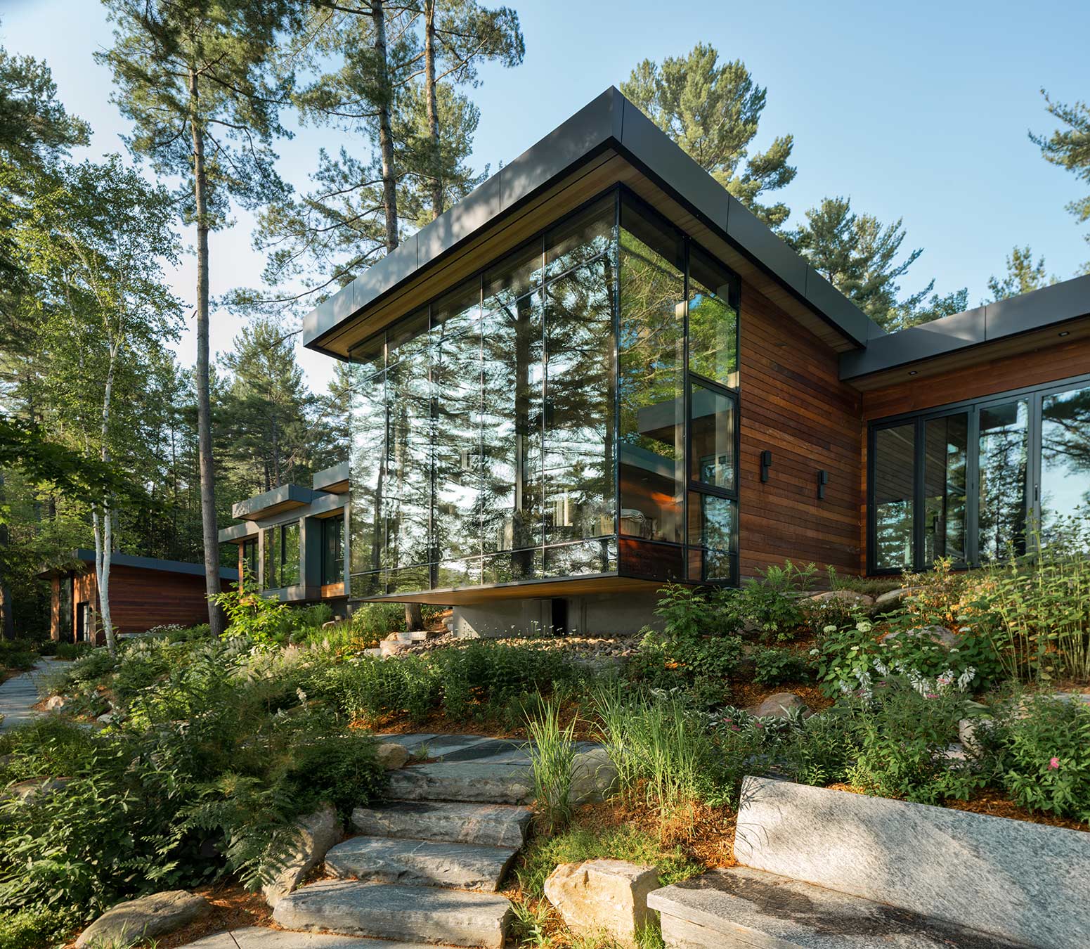 Rammed Earth Cottage - Trevor McIvor Architect Inc.