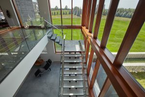 staircase Stoufville modern country home