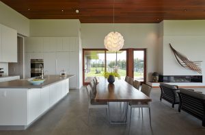 Open Concept Kitchen Dining and Living Room Stoufville Home