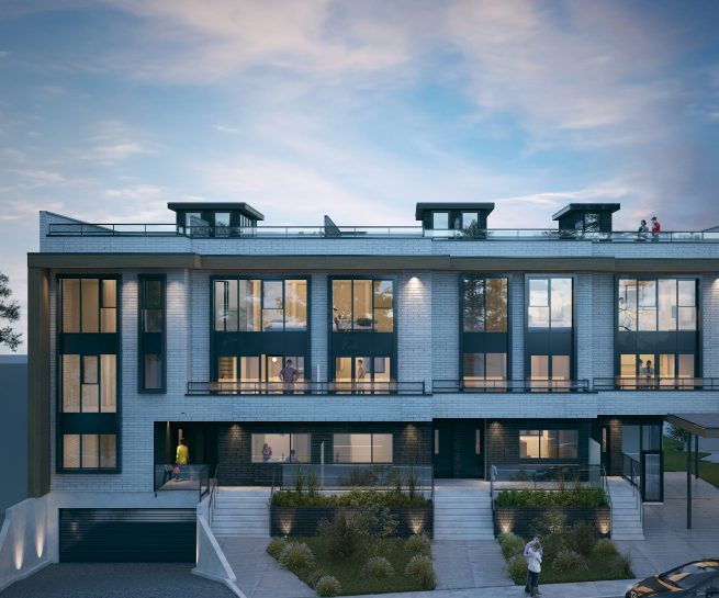 Curb Appeal Modern Townhouse Greater Toronto Area